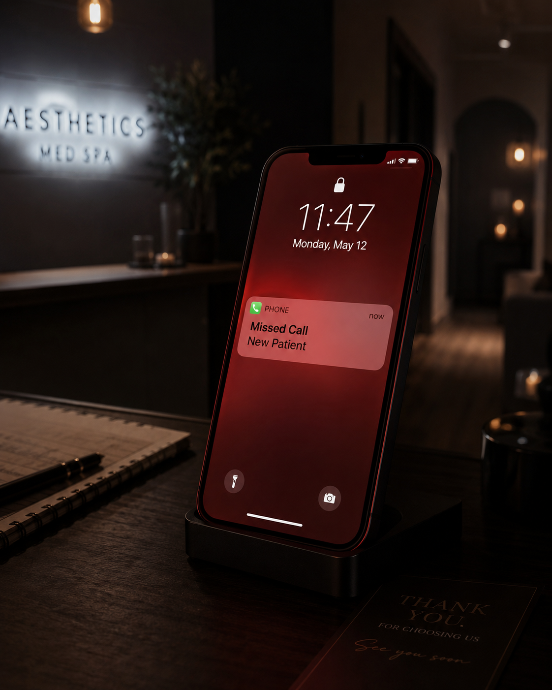 Missed call notification